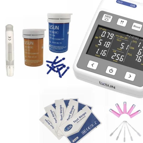 Quality Lysun GULP-101 Reflectance Photometer IVD Test Bp And Sugar Test Kit for sale