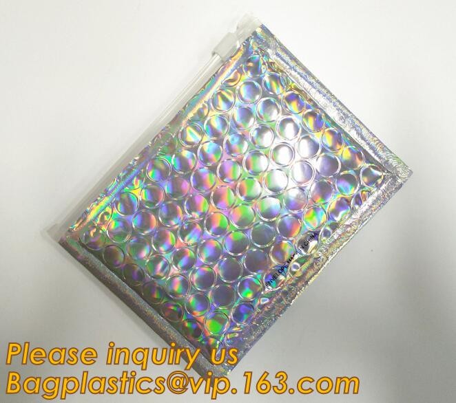 Flat Envelopes Zip lock Bubble Bag, Low Price Most Popular Bubble Slider Bag,Plastic PE Material Mailer Slider Air Ziplo