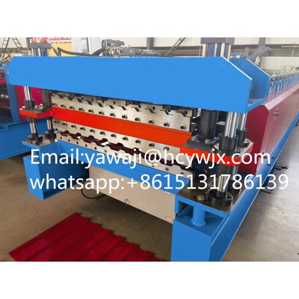 Ibr And Corrugated Roof Sheet Double Deck Roll Forming Machine