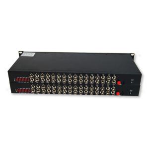 China 32ch Analog Fiber Optic Transmitter And Receiver NTSC WDM 1310nm wholesale