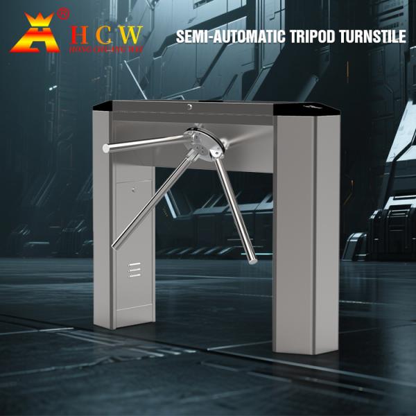 Quality HCW Access Control SS304 Tripod Turnstile Gate Security Entrance for sale