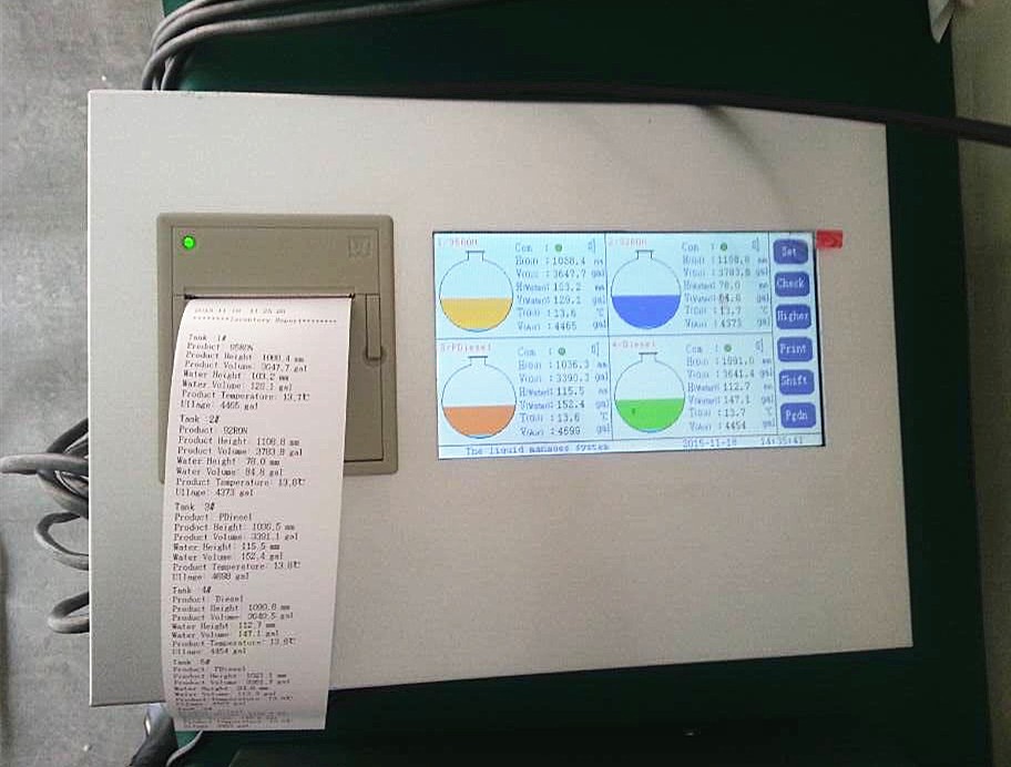 Guihe mangentostrictive probe atg / Automatic tank gauge console / fuel level volume measuring sensor for gas station
