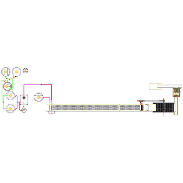 Automatic Marshmallow Extruding Production Line Making Machine Extruded Marshmallow Processing Line Equipment Machinery