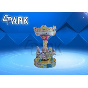 Coin Operated Carousel Three Peoples Coin Pusher Game Machine