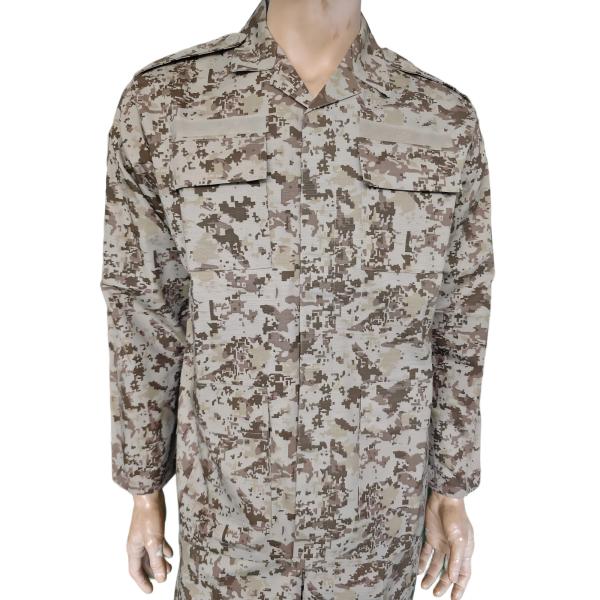 BDU Desert Digital Camo Training Uniform Set with Button Closure