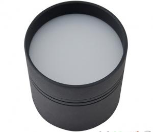 China SMD2835 Round Black LED Ceiling Downlights , 18W Surface Mounted LED Downlight wholesale