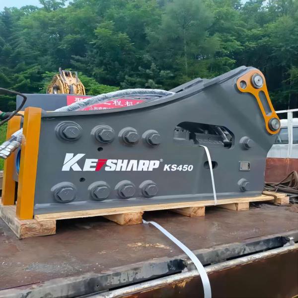 KS450 Hydraulic Rock Hammer Excavator Attachment For Excavator CE Certificate