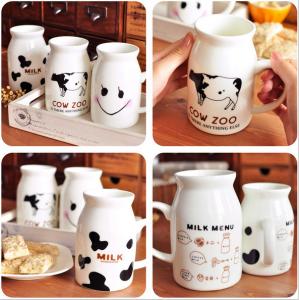 China lovely milk enamel mug/ceramic mug wholesale