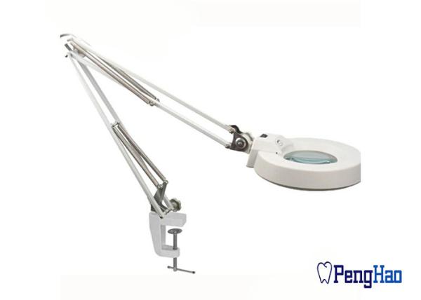 Quality Dimmable LED 12W Benchtop Magnifier Lamp Dental Lab Workstation Usage for sale