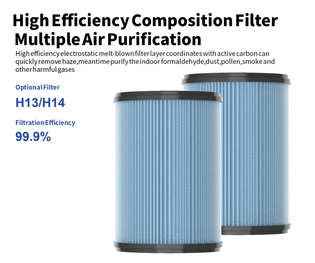 Homefish Air Scent Diffuser Humidify Negative Ion Purifier 326m3/H for Home