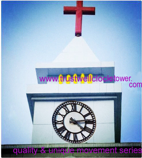 Church building clock,school wall clock square shape - Good Clock(Yantai) Trust-Well Co.,Ltd