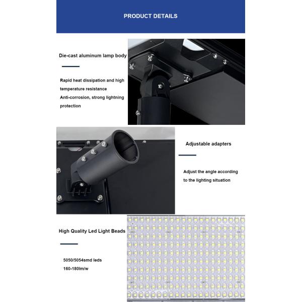 Ip66 Waterproof Solar LED Street Light Street Lamp All in One Manufacture Price Auto Cleaning