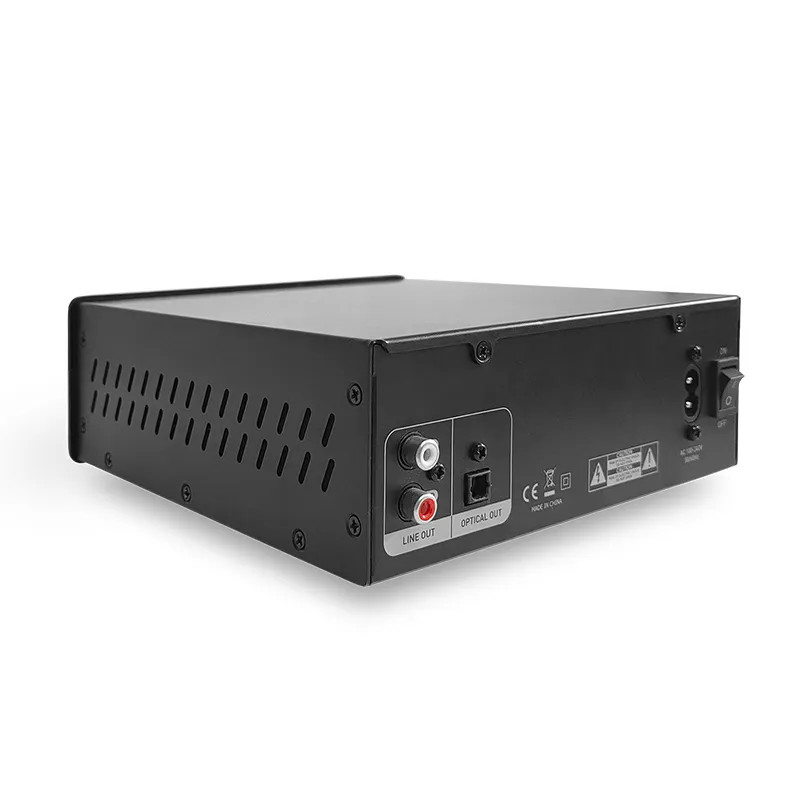 Home Audio HiFi CD Player With Optical Output Remote Control Single Disc CD Player