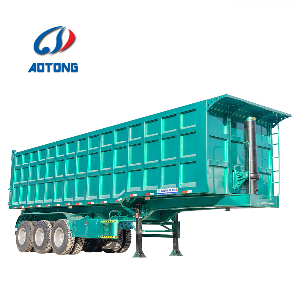 Transport Excavator with Hydraulic Gooseneck 80Tons 4 Axles Low Bed Trailer and Ladder