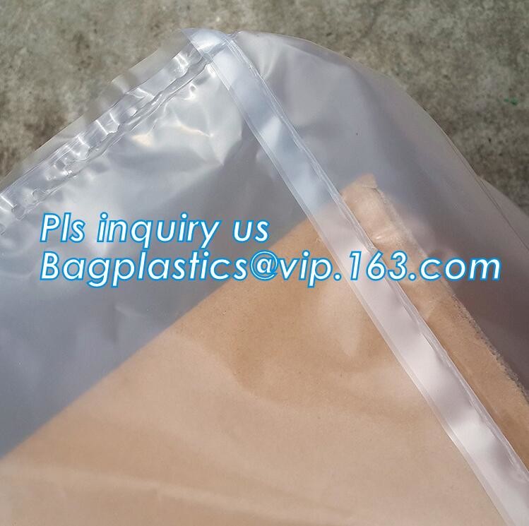 Customized Square Bottom or Side Guesst Plastic Protective Pallet Covers, 4 Mil Dust proof Clear Pallet Covers, BAGPLAST