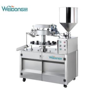 China Multifunctional Paste Filling And Sealing Machine Leakproof 15can/Min wholesale