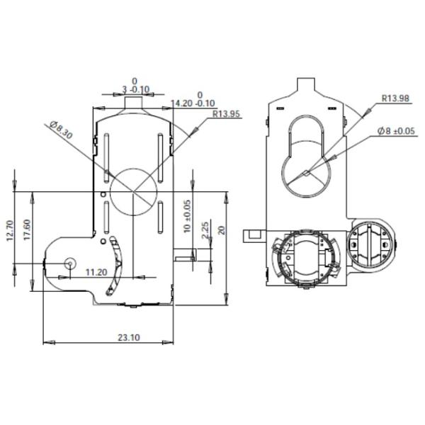 Dual Drives IRIS ir cut Motorized Lens IR Cut For Camera Lenses