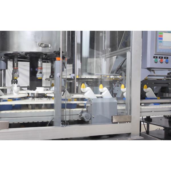 Four Claws Liquid Filling Capping Machine For Toilet Cleaner