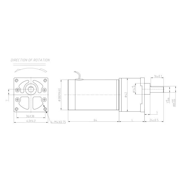 Speed Adjustable Gearbox 12v High Torque 5nm Brushed Dc Gear Motor