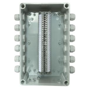 China Electrical Enclosure Conduit Junction Box 250*150*200mm with UK2.5B Din Rail Terminal Blocks wholesale