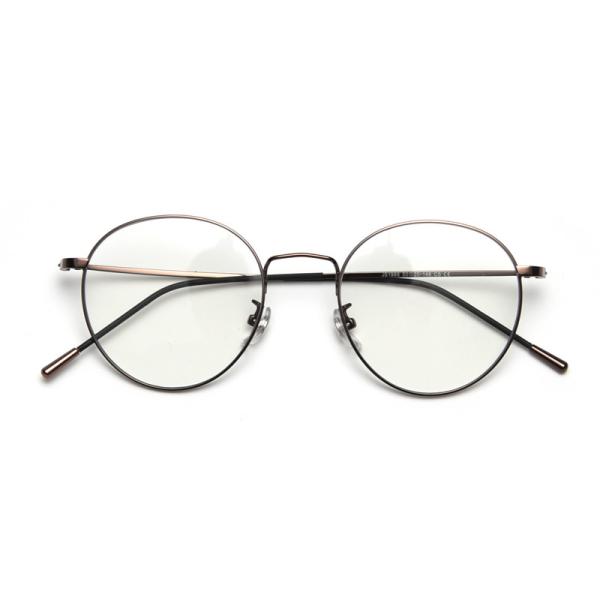 Quality Korean Retro Flat Reading Glasses 132MM Men Metal Kick Myopia Control BSCI for sale