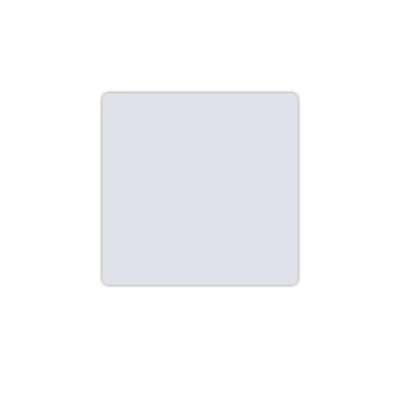 Retail Store EAS 8.2MHz Security RF Soft Label 40 X 40mm Coated Paper Without