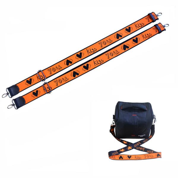 Quality Promotional Bag Belt 3.8*140cm Dacron Logo Customized Lanyard Bandage for sale
