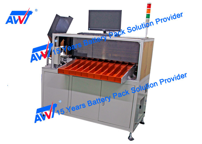 AWT Battery Sorting Machine 10 Grades 18650 Insulation Paper Sticking Machine