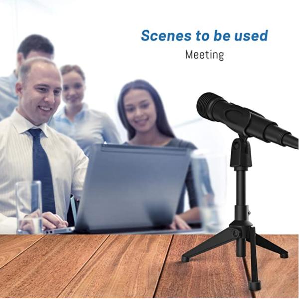ABS Desktop 6 Inch Microphone Stand For Condenser Mic