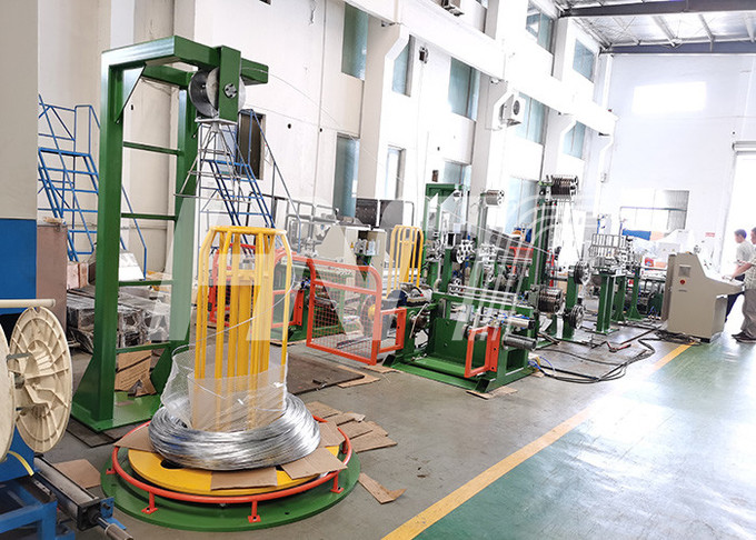 Cantilever Type Wire Rewinding Machine 350m/Min Basket Payoff Rewinding Lines