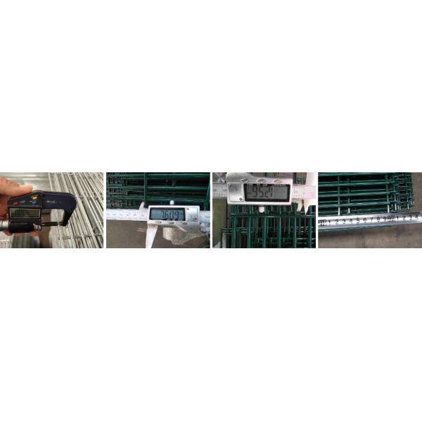 358 Burglar Fence Black Welded Wire Mesh Fencing Panels High Security