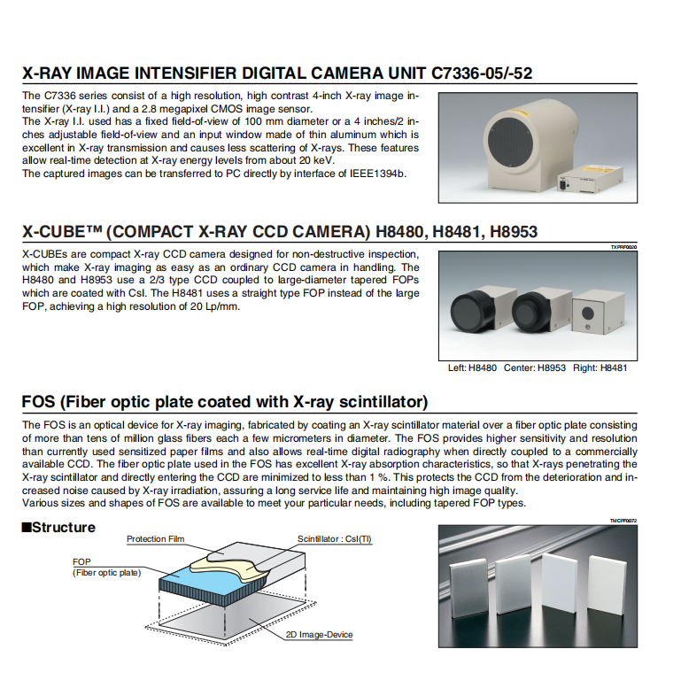 Hamamatsu 130KV Microfocus X-ray Tubes with The longest lifetime