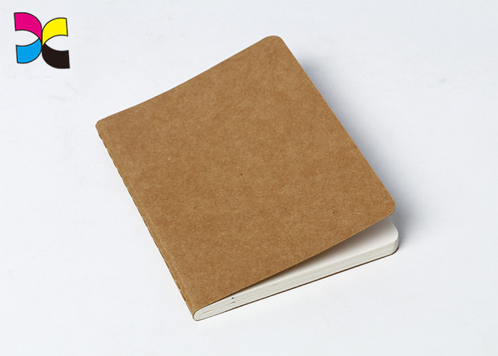 Classical And Recyclable Kraft Paper Custom Printed Notebooks A5 With Logo