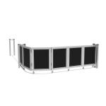 Composite WPC Gate Panel Cladding Outdoor Waterproof Environmentally Friendly