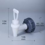 ODM Customized IBC Tank Adapter for Plastic Lid 1 2" 3 4" 1" Faucet Outlet Tap