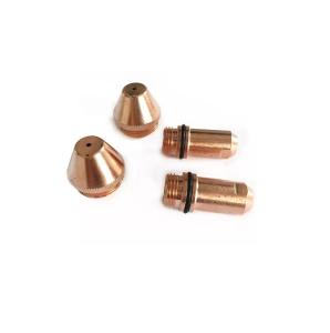 China Copper Plasma Cutter Hypertherm Consumables Powermax30 420117 Nozzle Tips wholesale