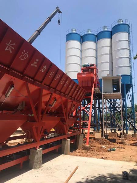 Quality 90M3/H Wet And Dry Concrete Mixing Plant Batching Mixer Machine for sale