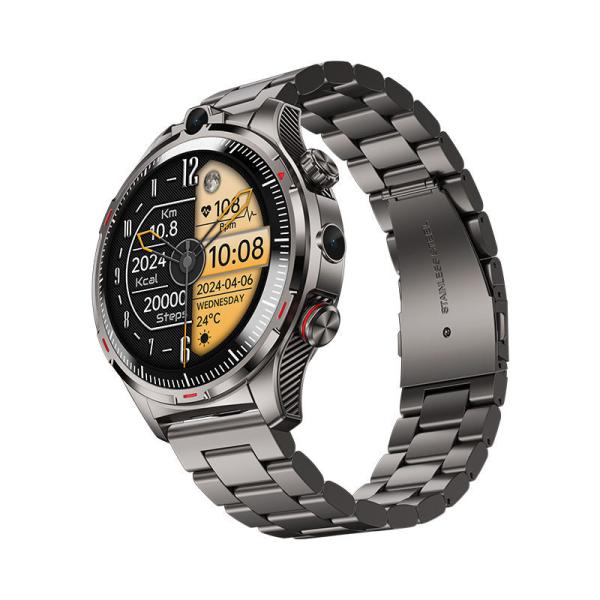 Quality AMOLED Screen Smart Watch LW12 4G Dual Camera Smart Watch With WIFI for sale