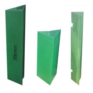 China Triangle Coroplast Plastic Tree Protectors 100% Virgin Polypropylene on sale