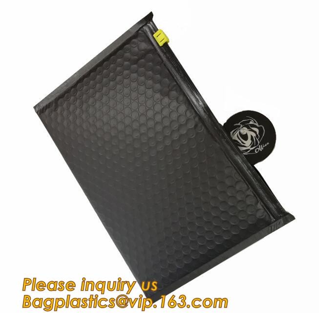 Cosmetic Slider Zip lockk Bubble Bags Bubble Slide Pouch,Zip lockk esd bubble bag bubble packaging wrap cosmetic pouch slide