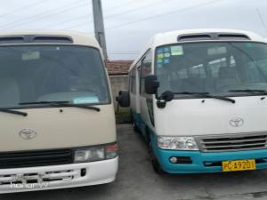 China 23-29 Seats Second Hand Toyota Coaster Bus 2014-2018 Year Toyota Coaster Used Japan wholesale