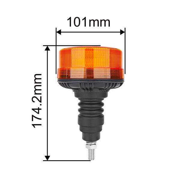 Waterproof Smd 2835 Road Maintenance Engineering Vehicle LED Rotating Beacon Lights