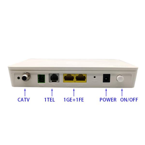 Quality OEM HK729 CATV GPON EPON 1GE 1FE 1TEL ONU ONT ROUTER for sale