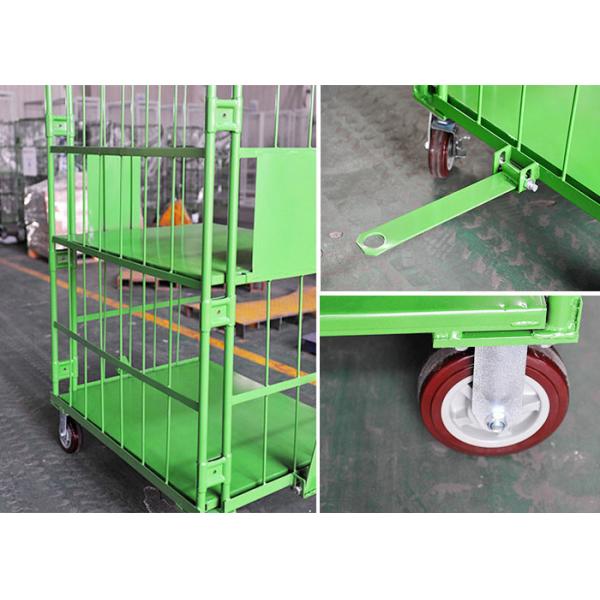 Nestable Demountable Roll Pallets For Hospital Logistics