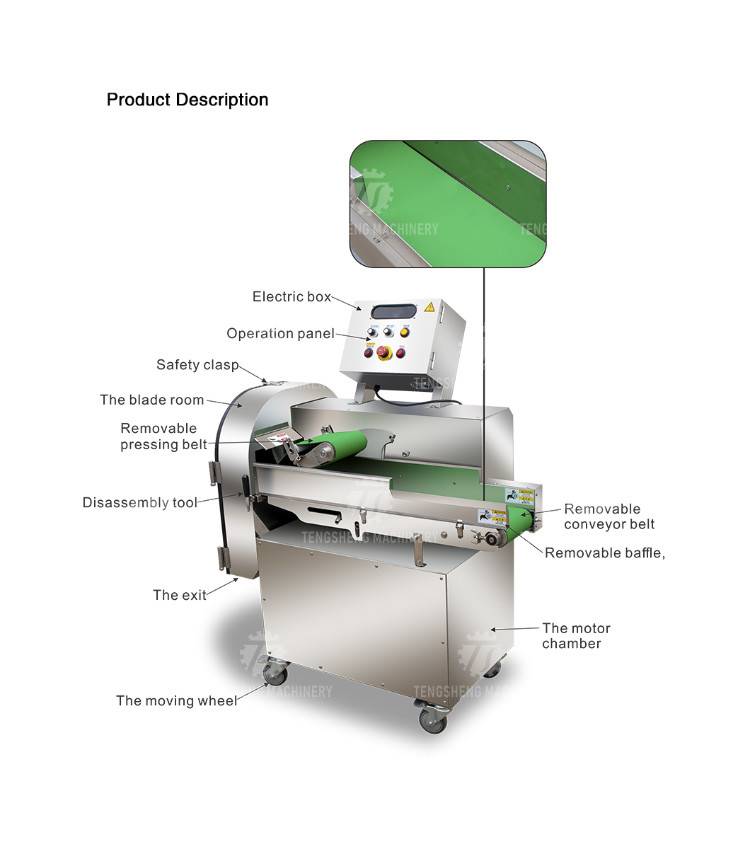 180KG Vegetable and melon slicing and slicing machine One machine multi-purpose automatic chopping machine