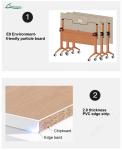 Modern Space-Saving Extension Table The Ultimate Office Solution and More