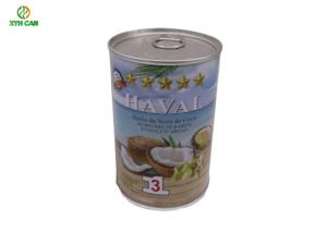 China Custom Printing Round Tin Can Packaging Material Tinplate Can for Coconut Oil wholesale