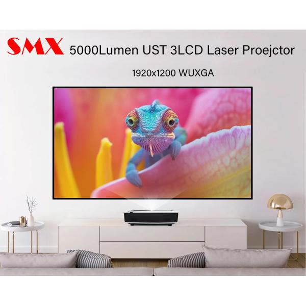 UST Home Theater Laser Projector 5000 Lumen WUXGA High Resolution