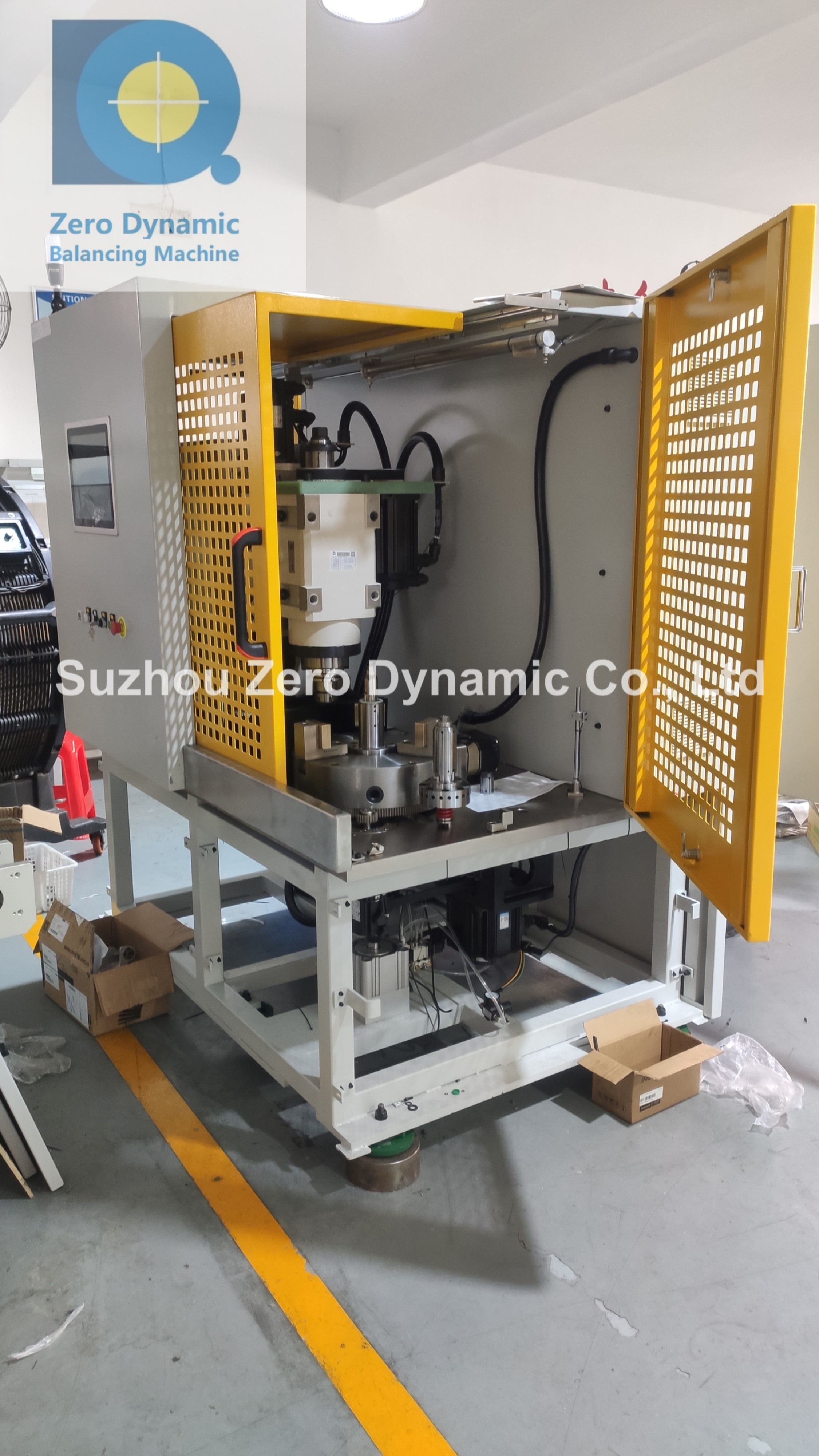 Single Station Pump Impeller Balancing Machine Automatic Milling Correction Balancing Machine
