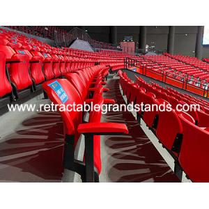 Fire Retardant Football Stadium Seats Plastic With Automatically Folding Seat